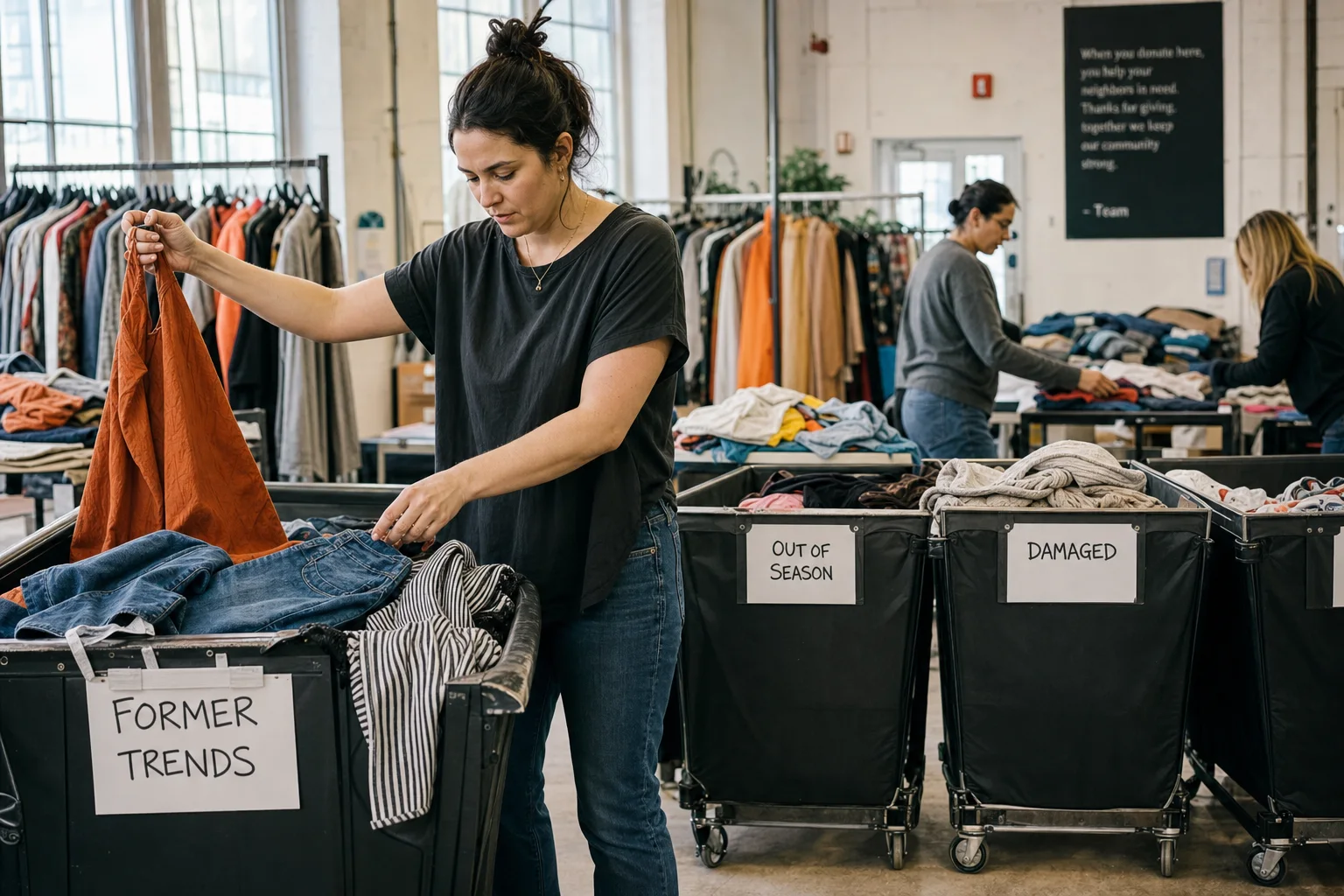 Realistic editorial lifestyle scene illustrating 2010 fashion revisited: what still earns a place in the closet