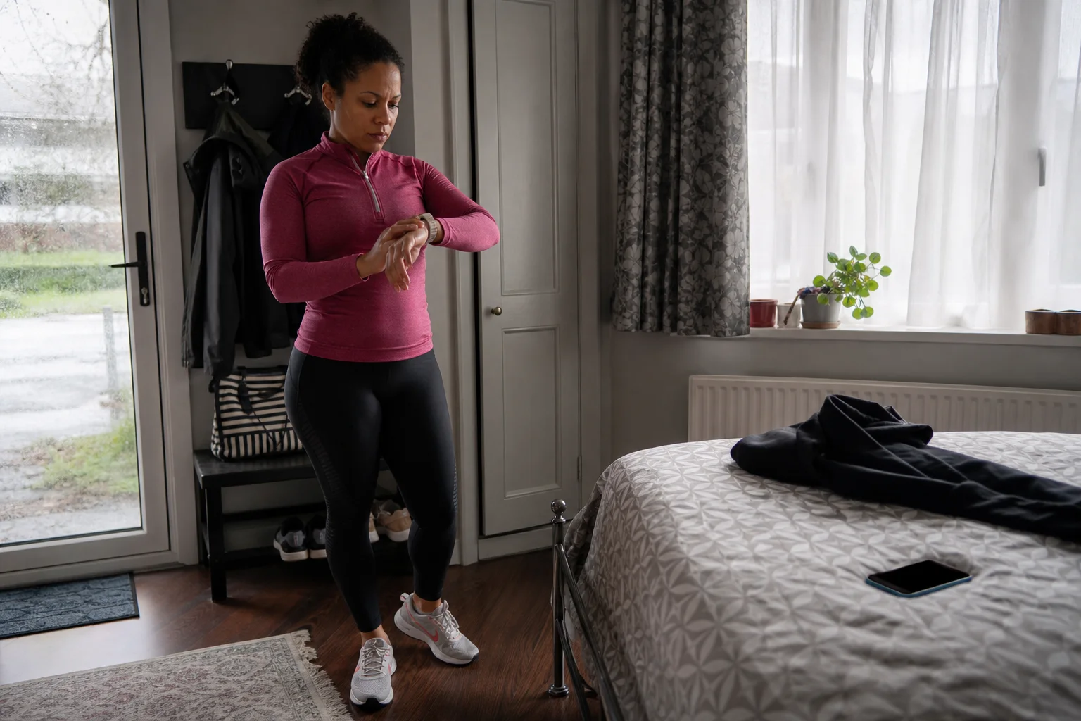 Realistic editorial lifestyle scene illustrating active lifestyle essentials for a routine you can repeat