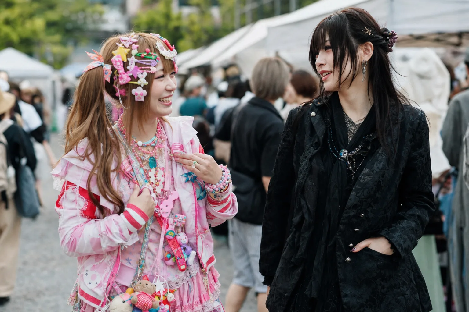 Realistic editorial lifestyle scene illustrating decora fashion: building a joyful look that still feels coherent