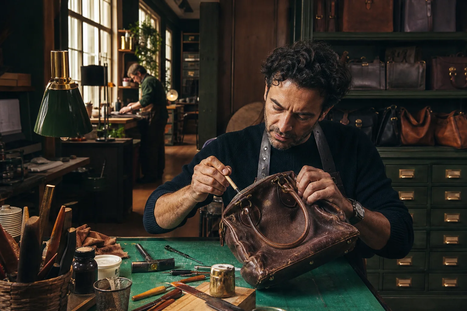 Realistic editorial lifestyle scene illustrating luxury fashion: how to judge quality beyond the label